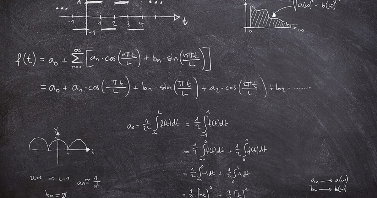 SOU lectures-calculations on chalkboard