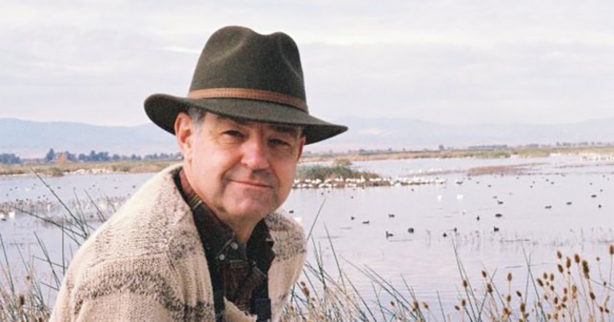 Harry Fuller birding in Klamath Basin