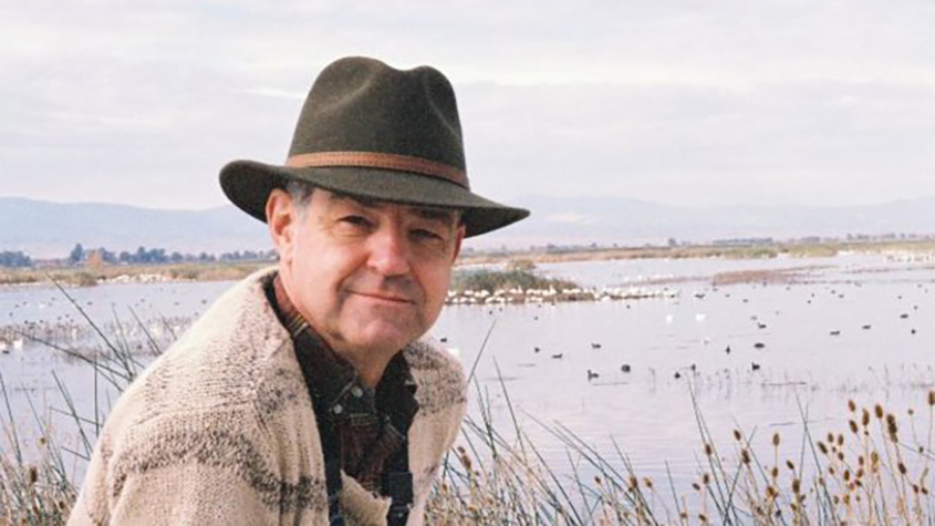 Harry Fuller birding in Klamath Basin