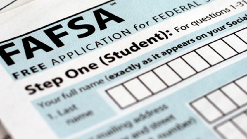 FAFSA form for financial assistance