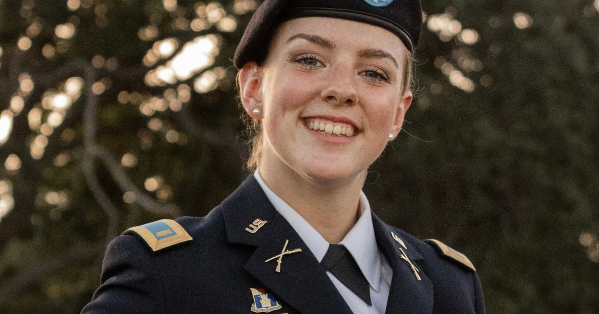 Haleigh Wagman will be the first female infantry officer produced by an ROTC program in Oregon