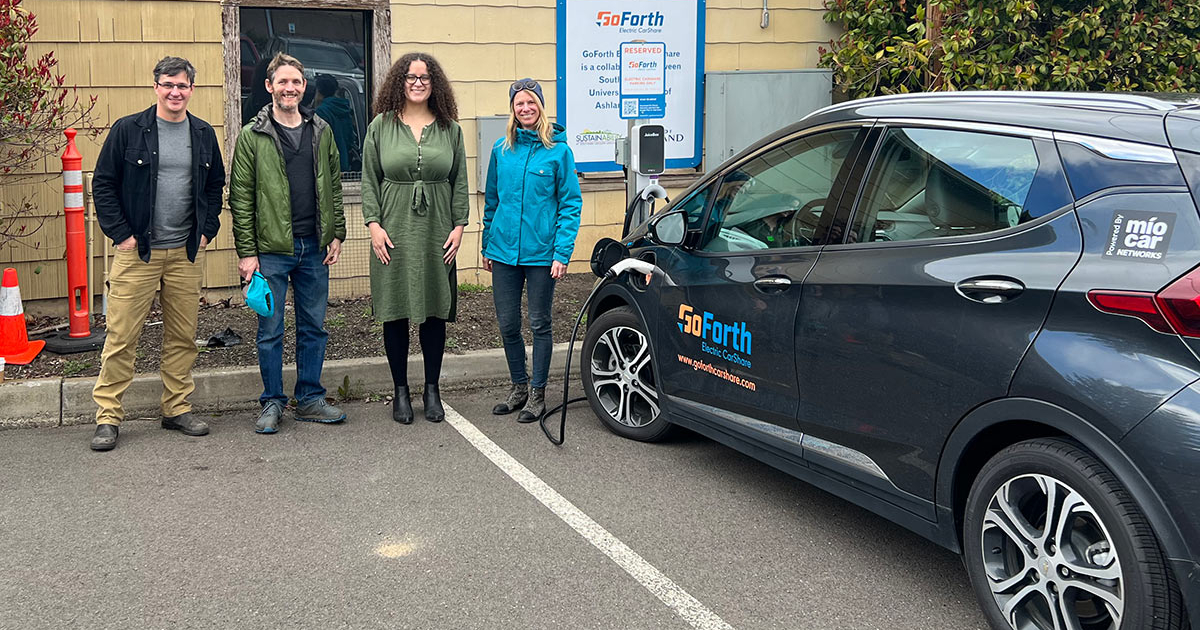 Electric vehicle carshare program comes to SOU