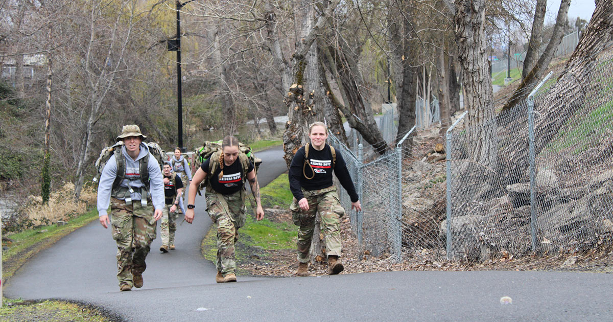 SOU ROTC pays respect to Bataan Death March