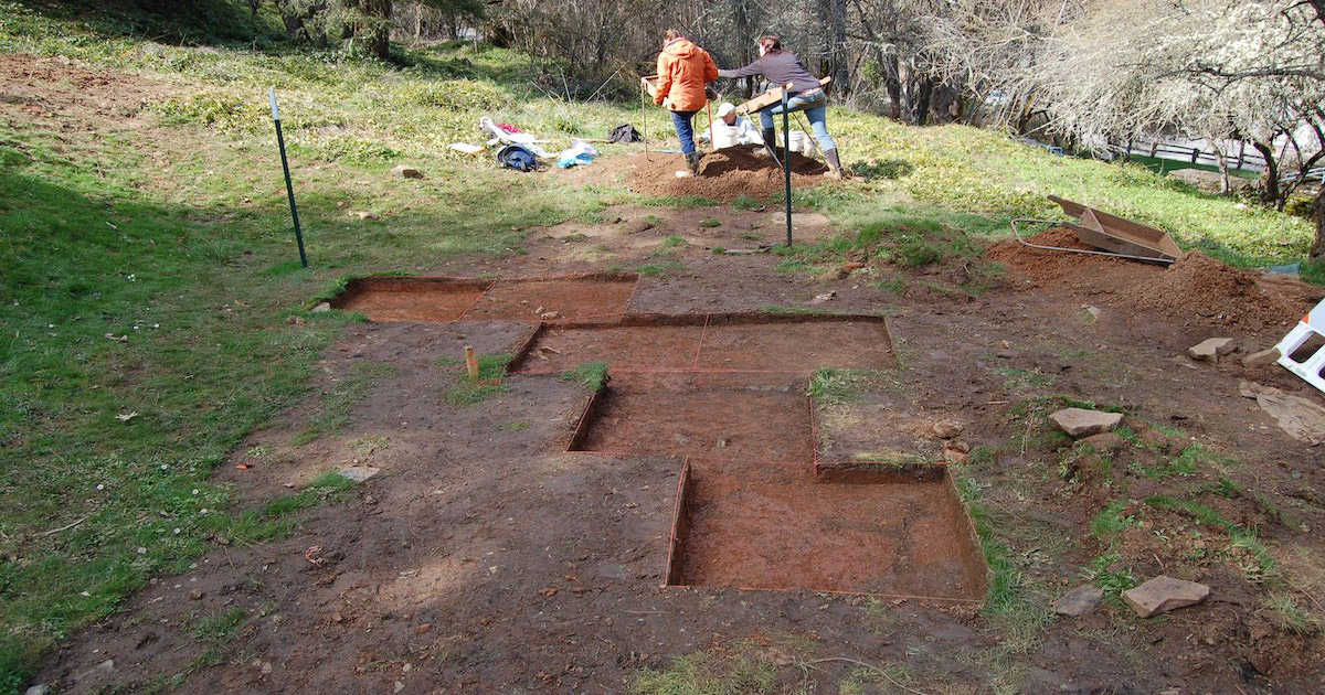 Britt Gardens archaeological dig