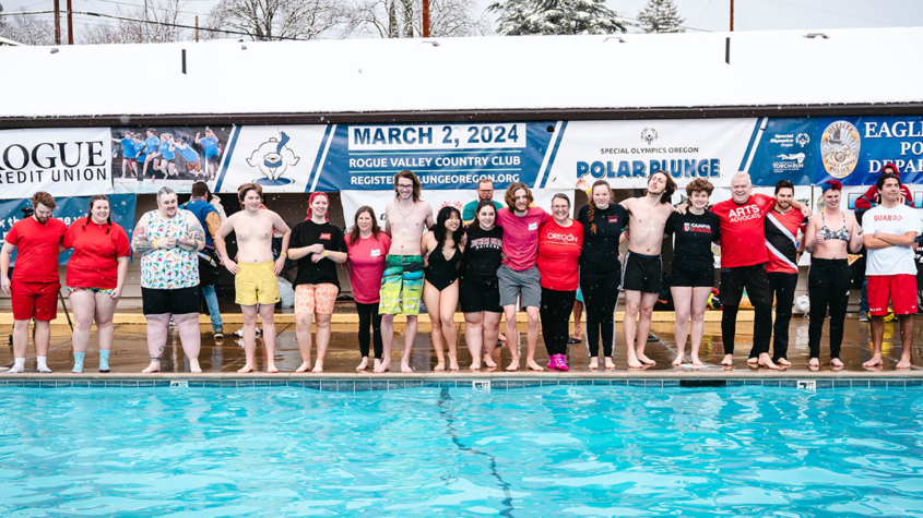 SOU at Special Olympics polar plunge